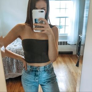 Army Green Tube Top